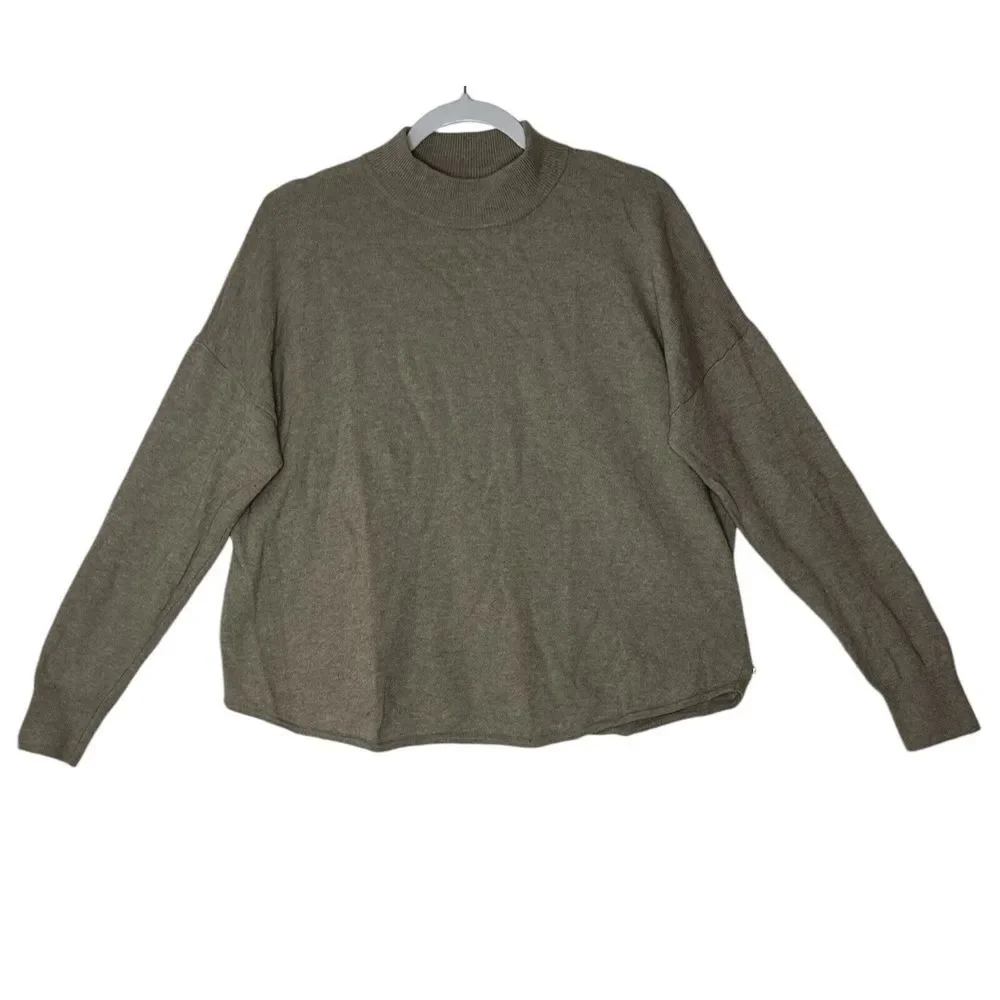 Madewell Sweater Top Women Large Alpaca Merino Wool Blend Corpcore Cozycore